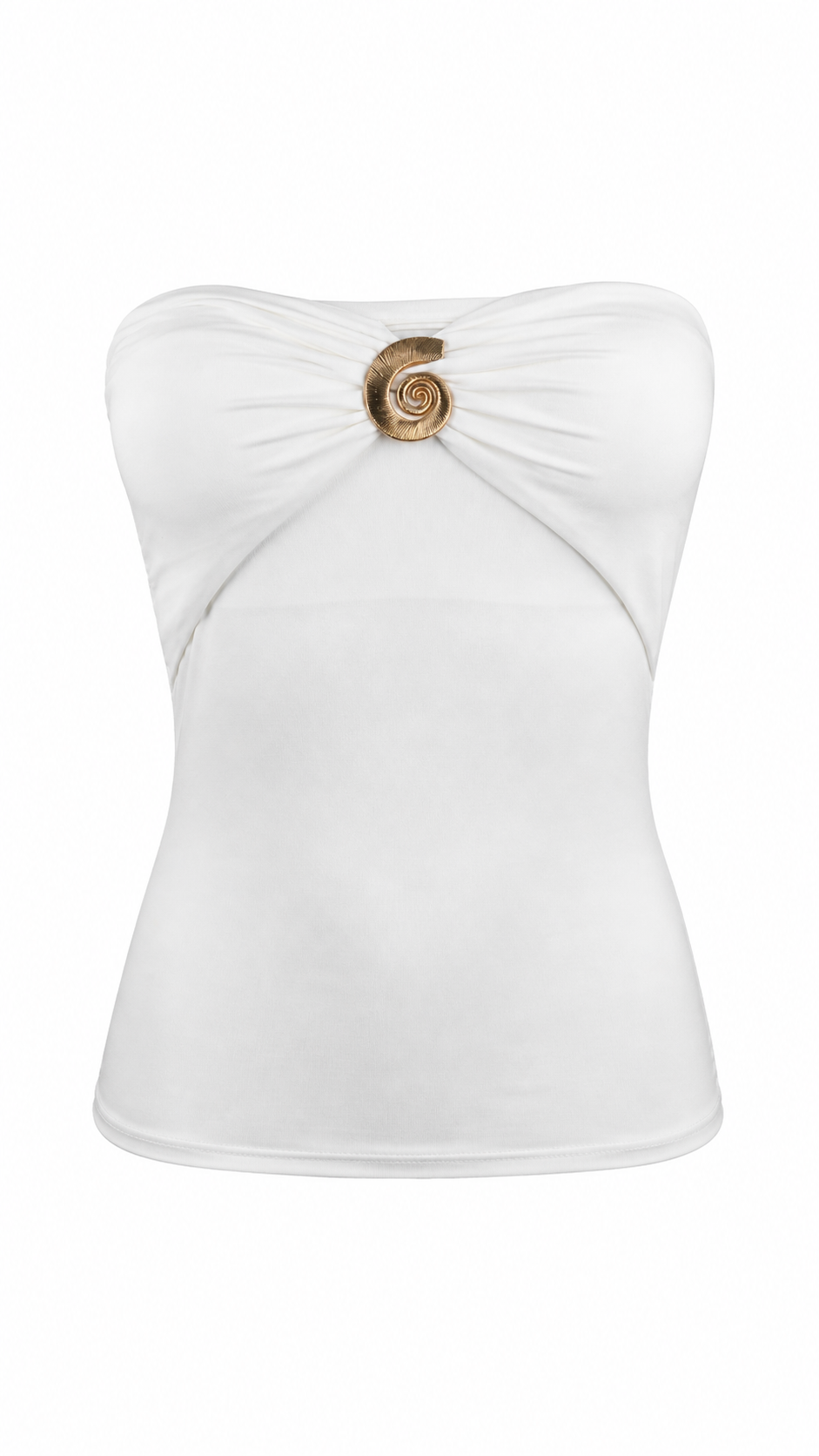 Top a fascia con conchiglia