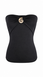 Top a fascia con conchiglia