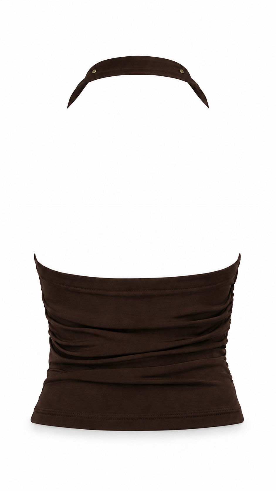Top halter con borchie