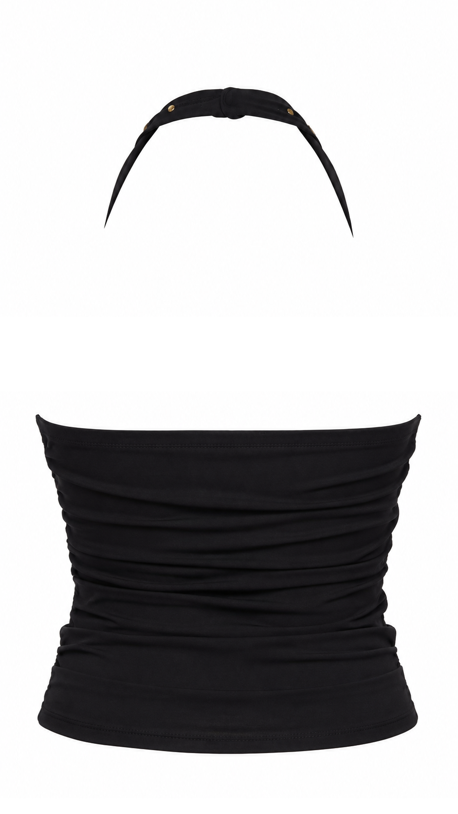 Top halter con borchie