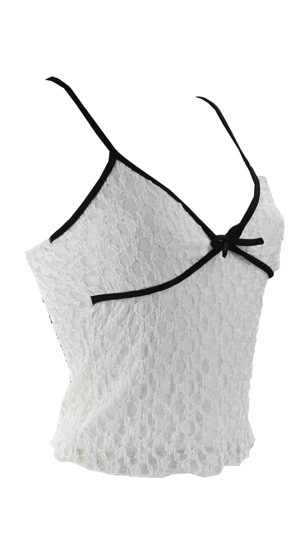 Top corto in pizzo