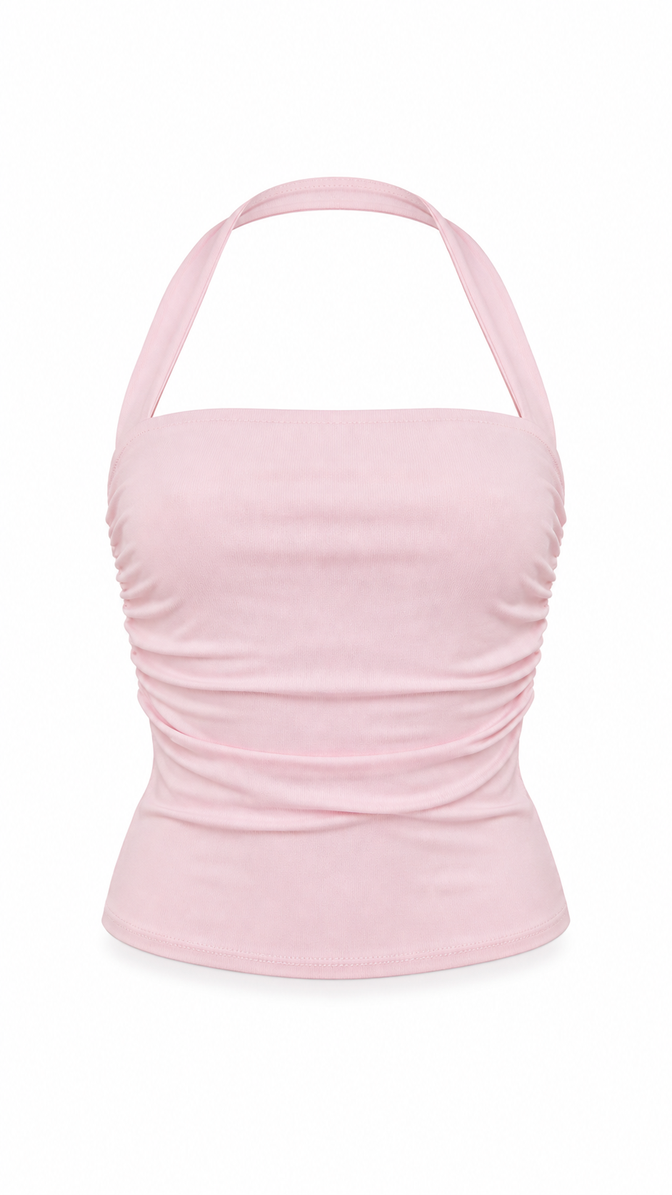 Strapless short dress with tiered skirt