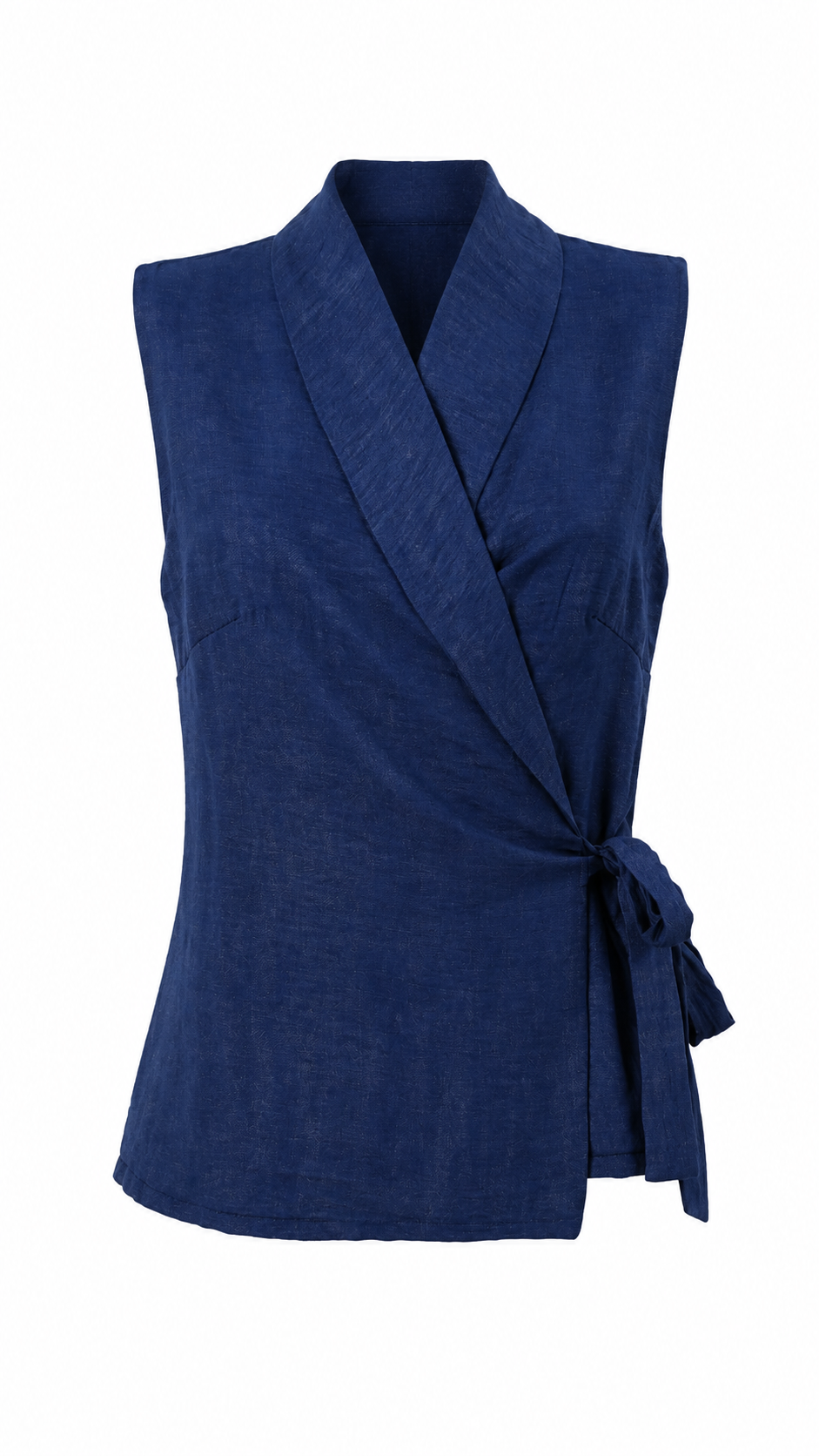 Gilet a portafoglio con texture fiammata