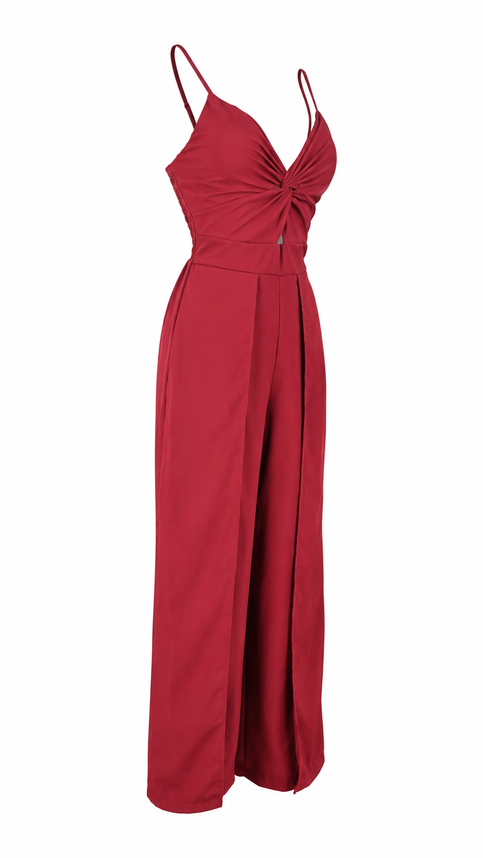 Tuta lunga con scollo a V