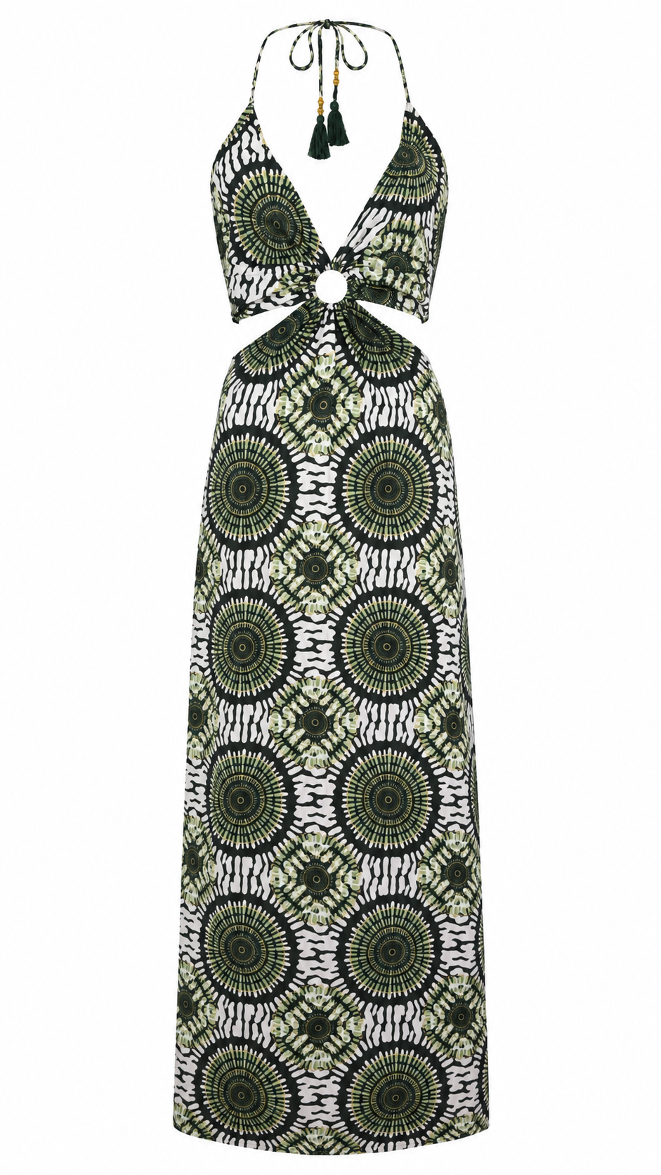 Strapless short dress with tiered skirt